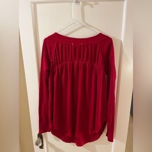 Free People babydoll thermal top